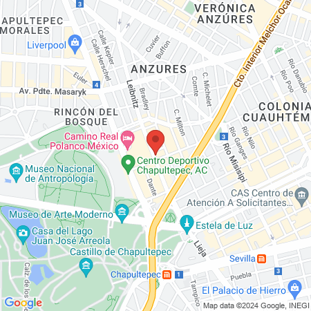 Desértika Spa Anzures map