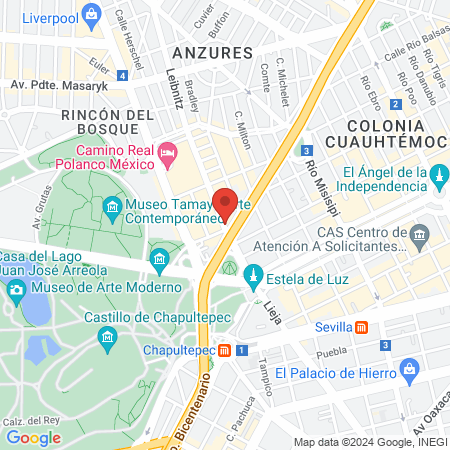 Operadora Desértica map