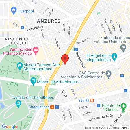 Reyna Uribe Ma del Carmen map