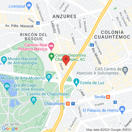 Dr Castellanos Avendaño Alfredo map