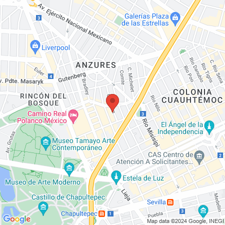 Dr. Matías Velázquez map