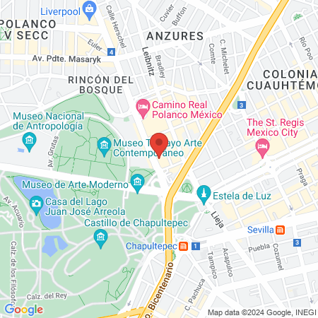 Consorcio Mexicano de Hospitales map