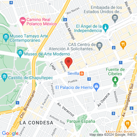 Dr. José de Jesús Curiel Valdés map