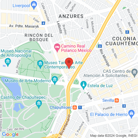 Fisio Condesa map