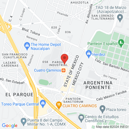 Dr. Erick Ricardo Cruz Velazquez, Cirujano Dentista map