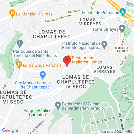 Body Barre Lomas map