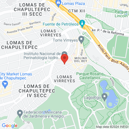 Dr. Guillermo Fojaco Villanueva - Pediatra. Medicina del Adolescente y Ginecología Infantojuvenil map