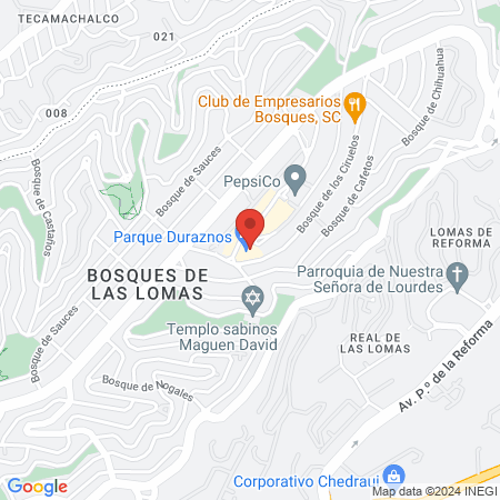 Orangetheory Fitness Bosques Duraznos map
