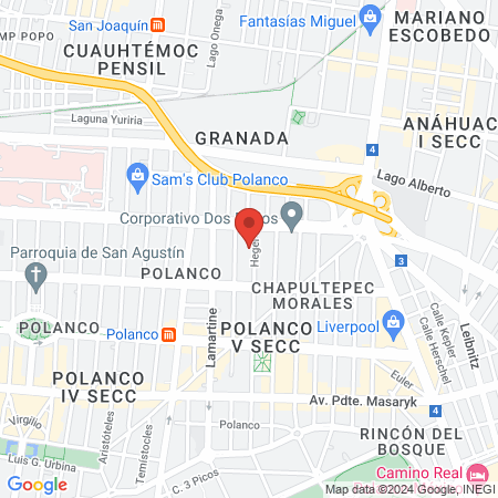 Medico Polanco Mama map