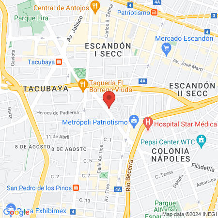 Gonzalez Osegura Ruben Dr map