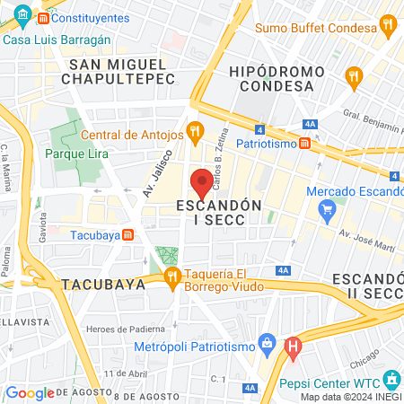 Anales de Otorrinolaringología mexicana map