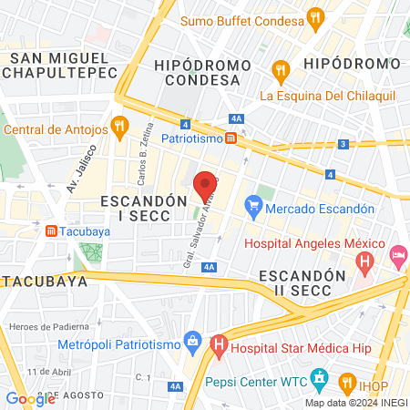 Consultorios Médicos map