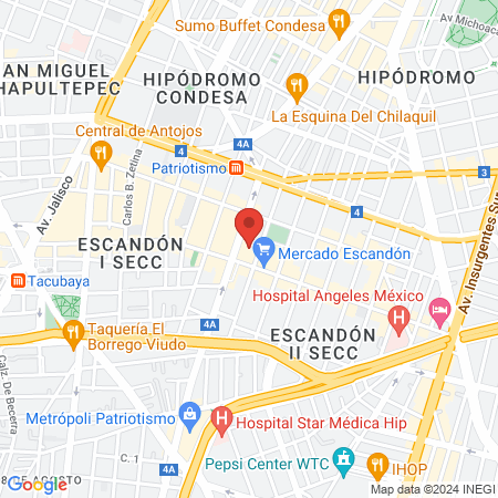 Vet lesant Comercio map