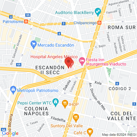 Clinica Privada de Especialidaes en Odontología A.C. map