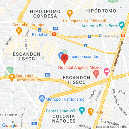 Médico a Domicilio. map