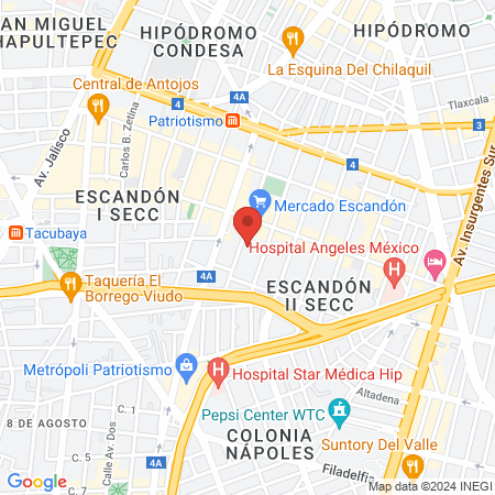 Laboratorio Del Sueño, Inframedica map