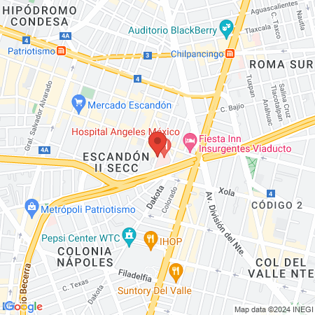 Dra. María del Pilar Sánchez Rivera map