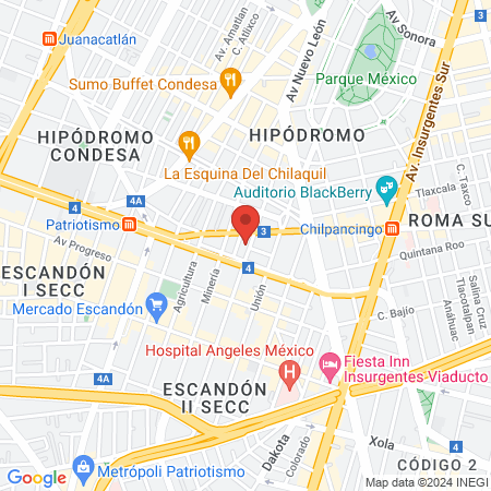 Condesa Pet Center map