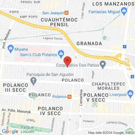 Doctora Yolanda Villarreal de Justus map