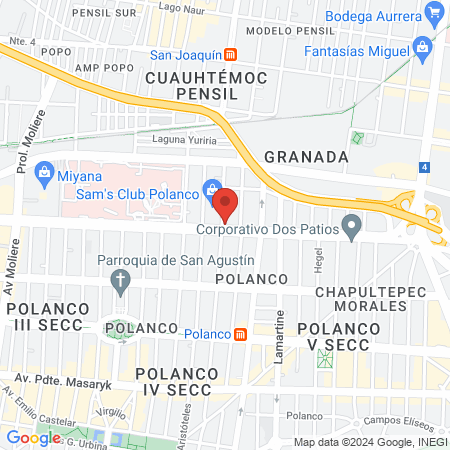 Neo-Vas SA de CV map