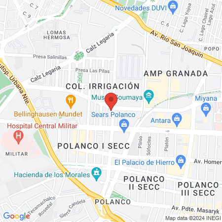 Beautyform Polanco map