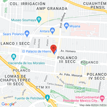 Barbería Capital Polanco map