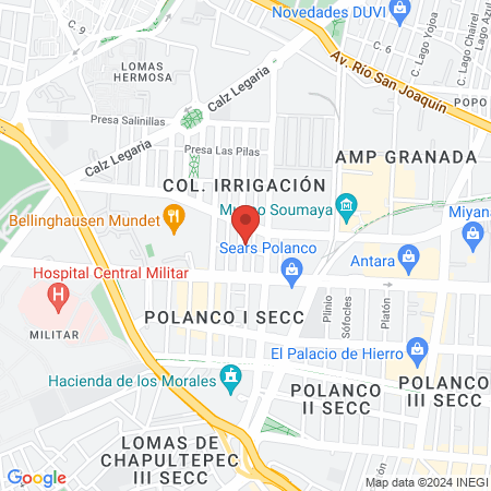 Dentistas Militares Irrigación 31 Dra. Elia Elizalde Cárdenas map