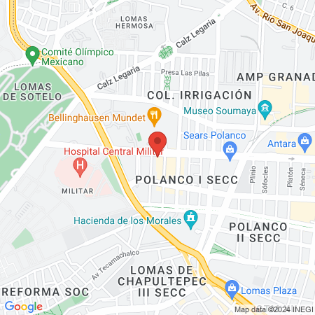 Especialidades Dentales map