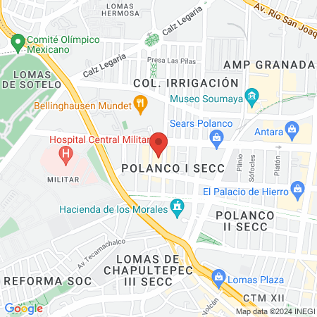 Clínica Dental Studio MX Sucursal Polanco map