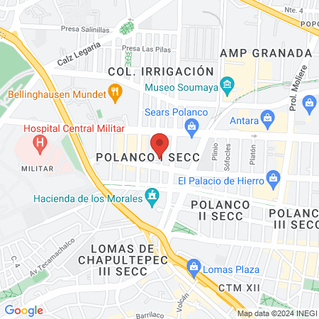 Banco de Sangre Cruz Roja CDMX map