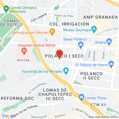 Periodontologia.com.mx map