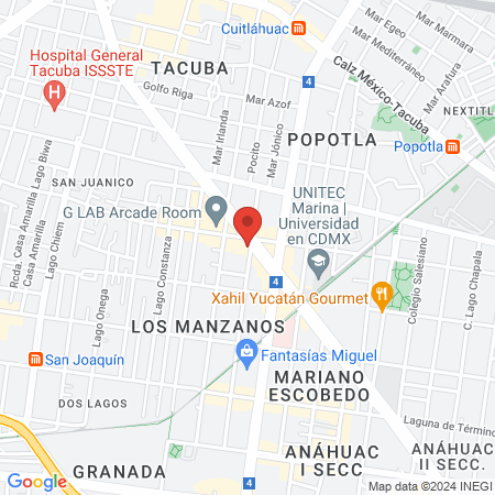 Consulta Dermatólogo $399 map