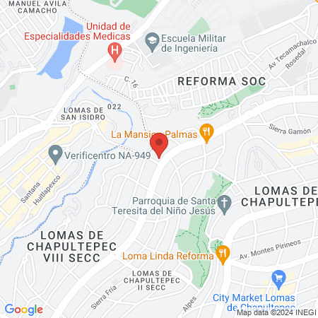 Valentina Beauty Salón map