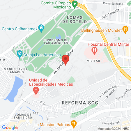 Peluqueria Plaza Sedena map