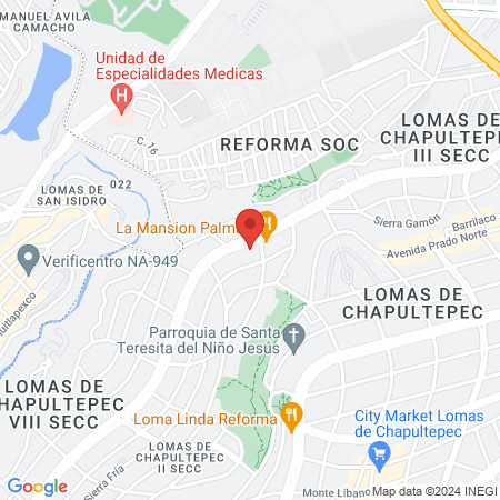 CLINICA SHIMON map