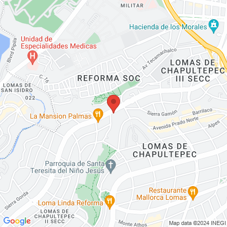 Consultorios dentales del Sector Privado map
