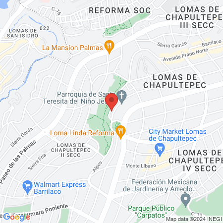 Dr. Ma. Isabel Montes Burgoa map