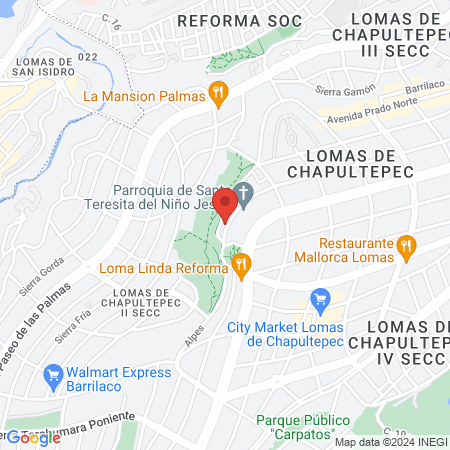 Dra. Evalicia Murúa Martínez Saldaña, Oftalmóloga map