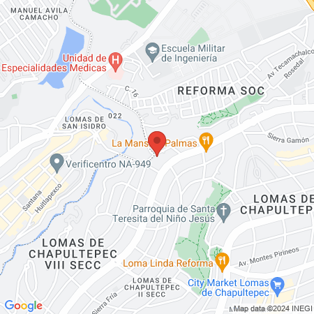 Cancer Treatment Centers of America Mexico Physician Network map