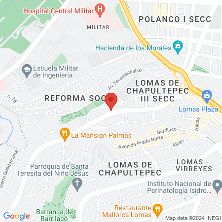 Dr. Sergio Mendoza Valdés. Consultorio Dental map