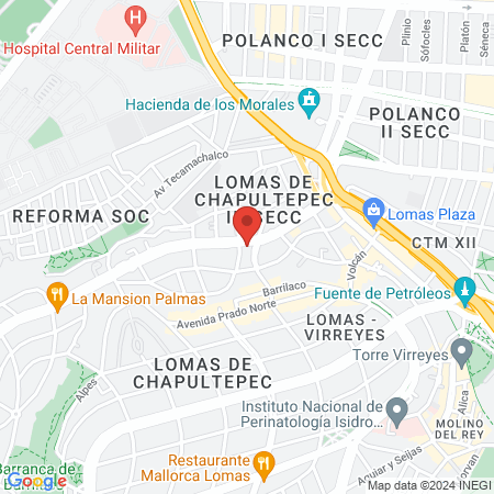 Dr. Ángel Iván González Pacheco map