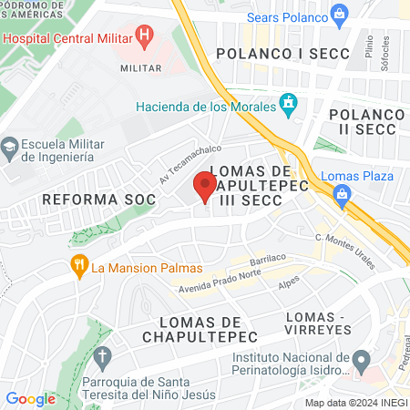 Dra. Margarita Montaño Melero map