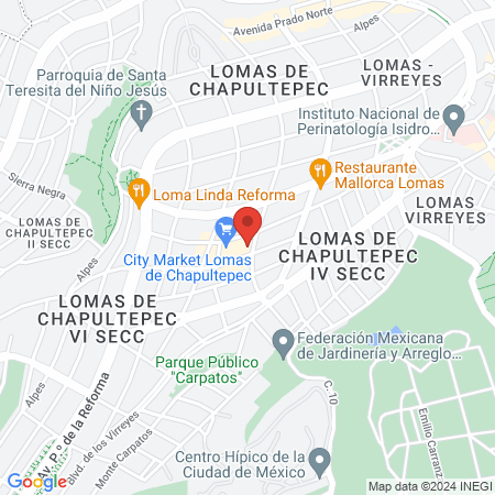 Dra. Jenny Vargas map