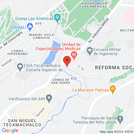 EFit Tecamachalco map