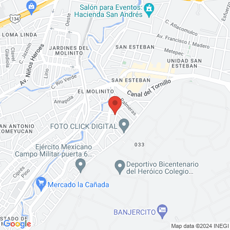 Fisioterapia y Rehabilitación Física Santa Cruz map