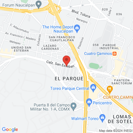 El Parque Clínica Veterinaria map