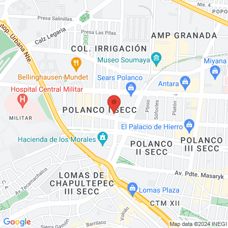 Caro Brena Salón de belleza map