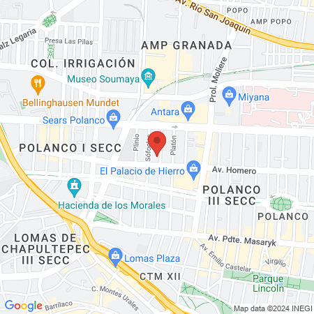 DENTISTAS MEXICO DF map