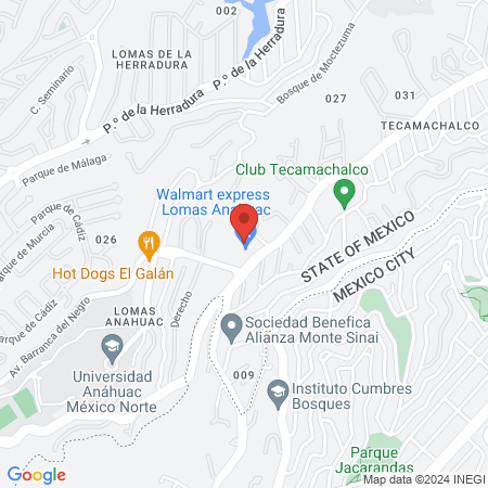 Clinica Animal Del Puente map