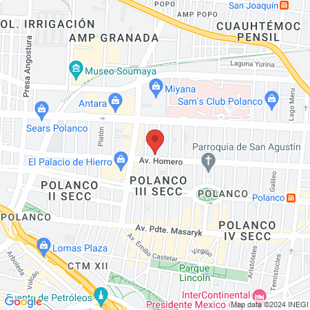 Dra. Monica Cantu map